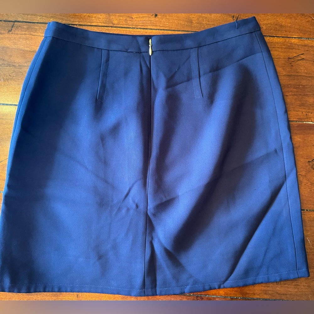 Draper James Nassau Navy ‘Margaret’ Skirt- Size 6 - Picture 4 of 9